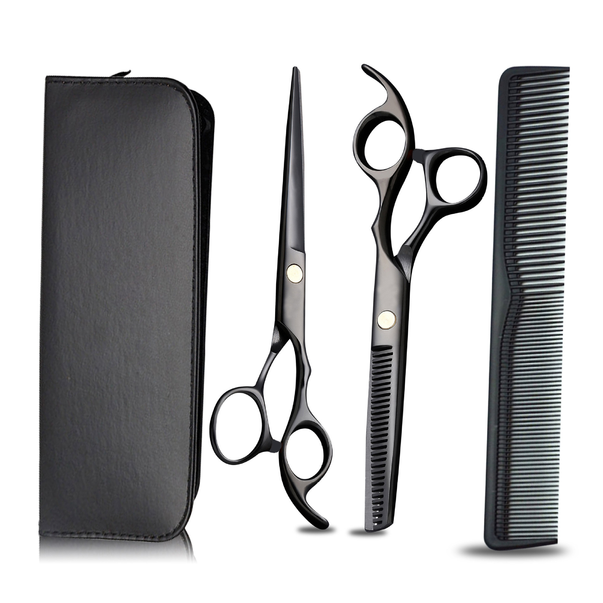 Colour-finish hairdressing scissors